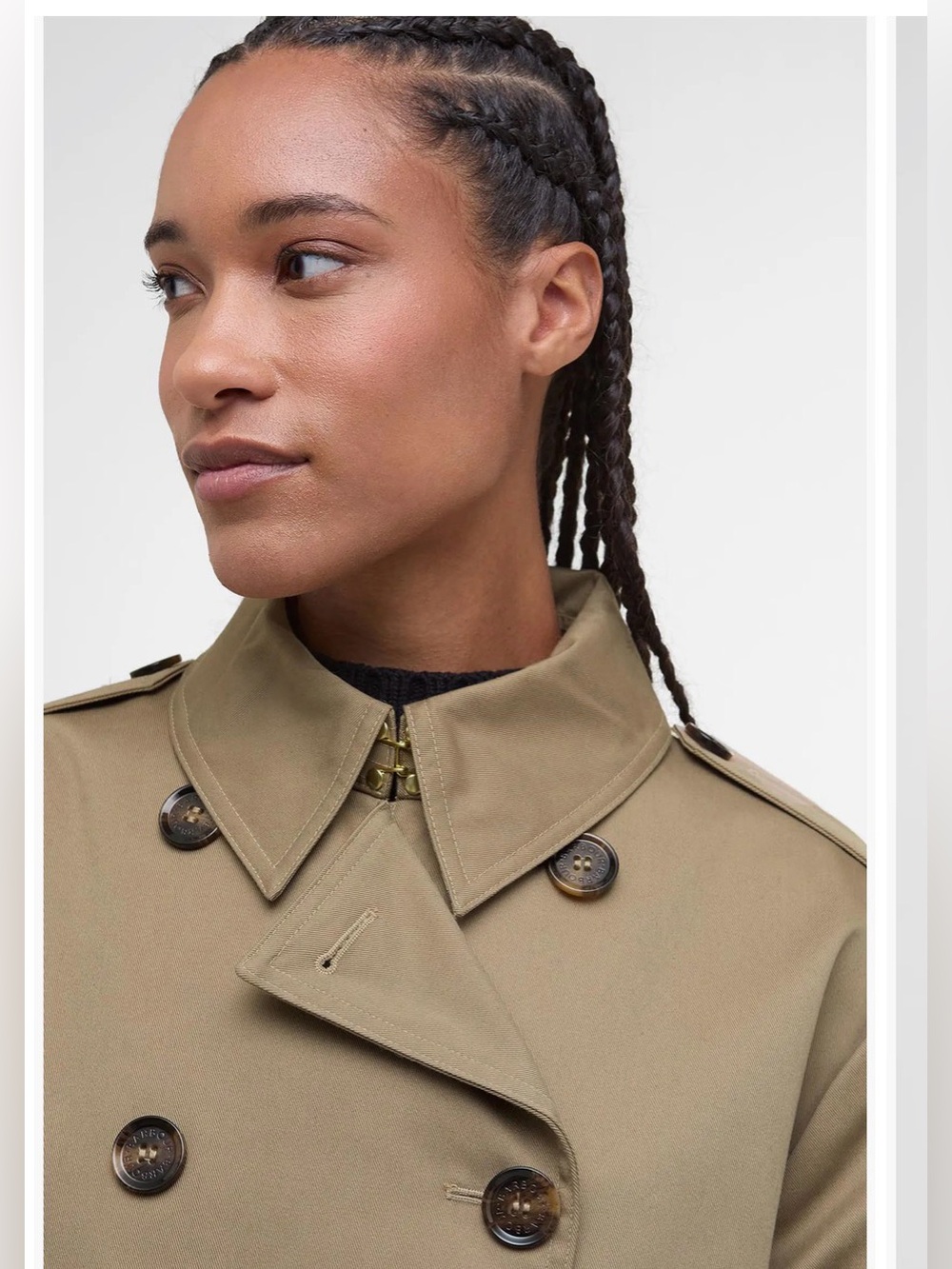 Barbour Aoife Belted Water Resistant Trench Coat - Picture 12 of 13